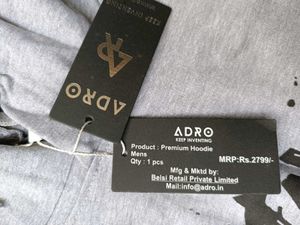 Adro Stay Wild Graphic Hoodie, S SIZE