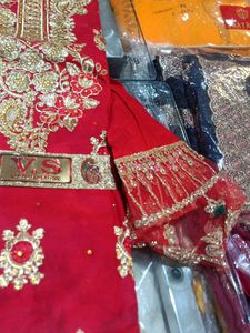 Red Dress Material