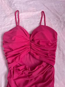 Pink Bodycon Mini Dress