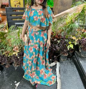 Floral Ethinic Co Ord Set