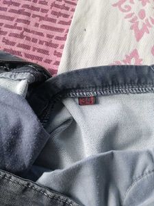 Acid Wash Black Jeans