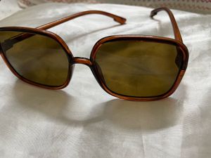 Large Retro Sunglasses Brown