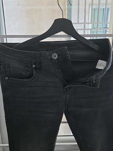 Dark Gray Denim Jeans