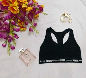 🇳🇿💫💗 Puma Black Sports Bra