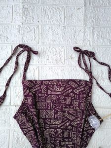 Strapped Short Kurti 💜