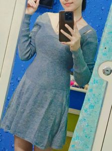 Woolen Mini Dress Used Only 2 Times