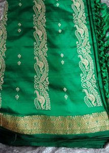 Elegant Green Saree