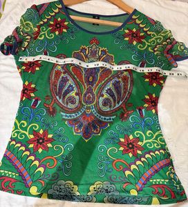 Beautiful Boho Embellished Imported MeshTop