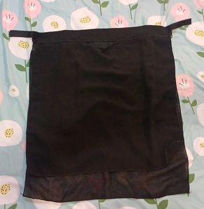 Plain Black Niqab