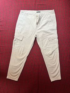 Zudio Beige Cargo Pants