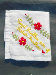 Hanky Embroidery Dm For Order