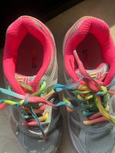 Kids FILA Colourful Athletic Shoes