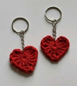 Crochet Bow Keychain