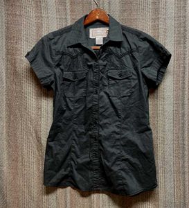 Wrangler Black Western Shirt