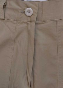 Beige Wide Leg Pants