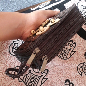 woman hand purse