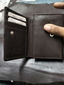 Trendy Brown Rfid Genuine Leather Walet For Mens