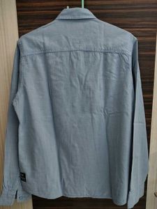 Zudio M sized double pocket Blue Shirt