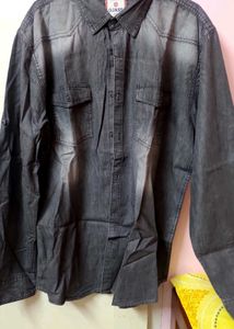 Ojass Faded Style Denim Shirt 44 | XXL Regula