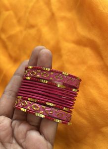 Pink Bangle Set