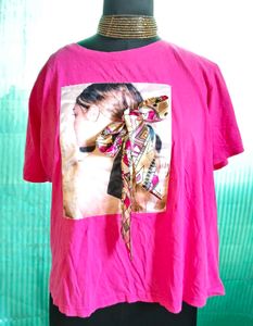 Size M/ L🎁Buy 2 Get 1 Free🎁 Pink Graphic Tee