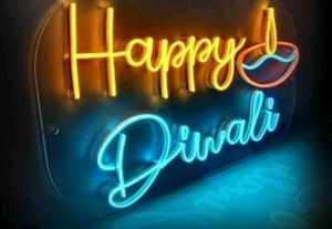 Happy Diwali Neon Sign