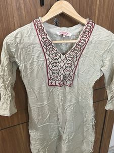 Embroidered Tunic Top