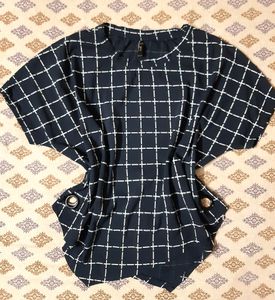 Check Print Top In Blue 💙