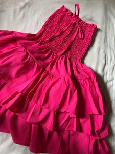 Pink Ruffle Dress