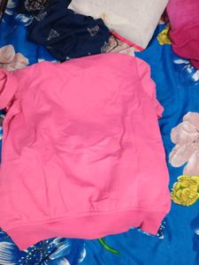 Pink Quilted Zip-Up Hoodie