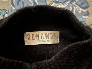 Black Knit Turtleneck Sweater