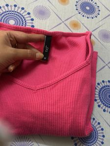 Girlish Pink Top
