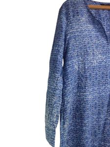 Blue Textured Top