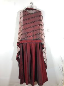 Maroon Emboridered Maxi Gown (Women’s)