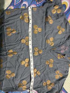 Grey &amp; Gold Print Tunic