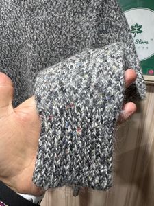 GAP Lambswool Wool Crewneck Grey Sweater