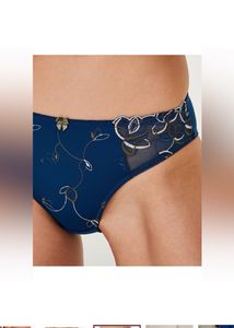 HunkemollerDiva Floral Pattern Briefs with Bow