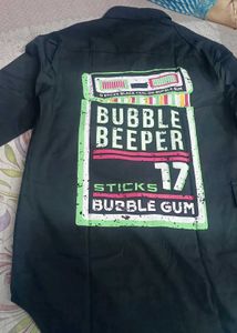 New Branded Oversized Black Shirt