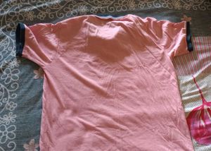 Pink Ringer T-Shirt