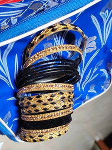 Beautiful 😻 Black Velvet Bangles😘😘