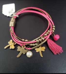 Pink Charm Bracelet
