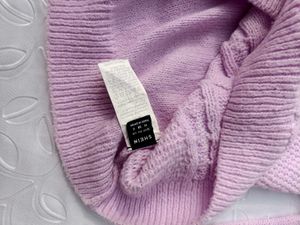 Shein Lilac Cable Knit Sweater