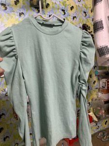 Shein Ribbed Full Sleeves Top
