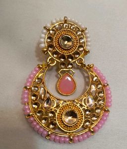 Pink Stone Jewelry Set