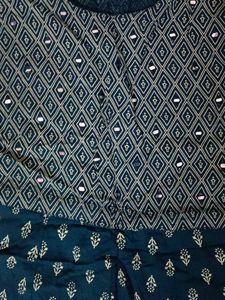 Elegant Green Printed Kurta