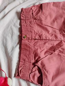 Terracotta Cropped Trousers