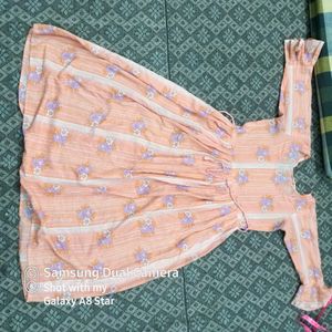 Daily Wear Platted Chunnat Frock Pant