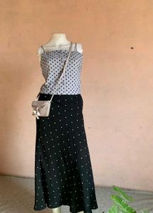 Polka Dot Skirt & Top Set