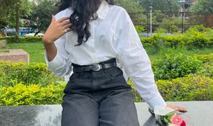White Oversized Shirt