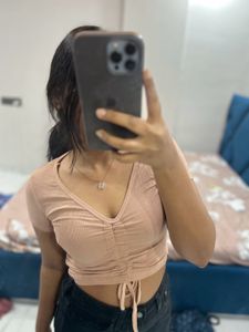 Ruched Crop Top